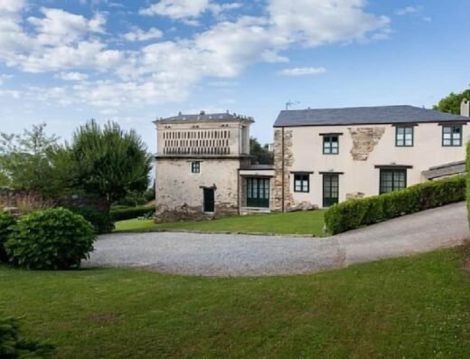 Apartamento rural para 4 con hermosas vistas a la montaña y a la Ría del Eo.